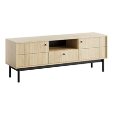 TV Unit 2 Doors 1 Drawer – Linea Oak