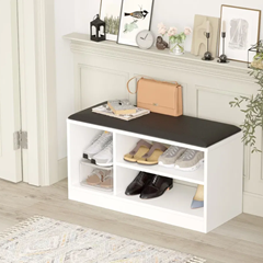 Shoe Rack Cabinet In White