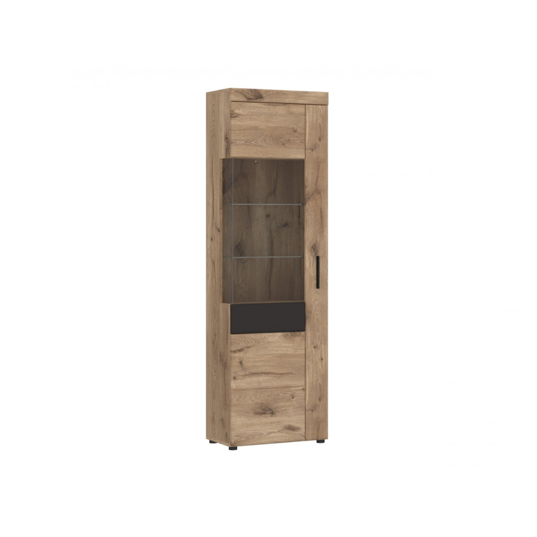1 Door Left-Hand Cabinet – Viking Oak & Grey Cosmos