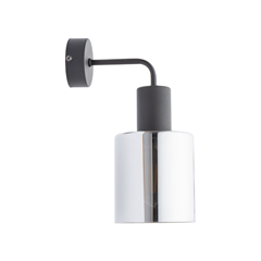 Wall Lamp - Black & Graphite Shade