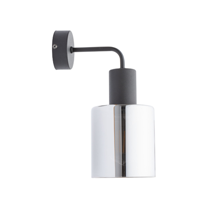 Wall Lamp - Black & Graphite Shade