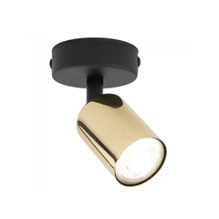 Spotlight Lamp 1 Light – Black & Gold