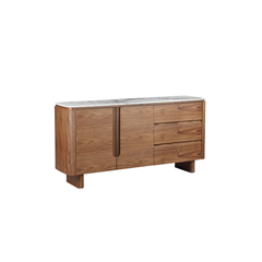 Sideboard - Ceramic Marble Top and Walnut