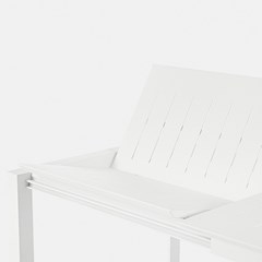 Extendable Table  White 160-240x100cm