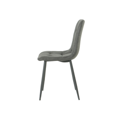 Dining Chair Microfiber Black Pk970-11