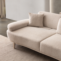 3 Seater Sofa – Sand Beige