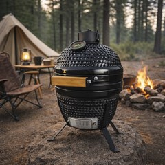 Kamado BBQ 13 Inch - Black