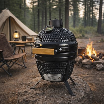 Kamado BBQ 13 Inch - Black