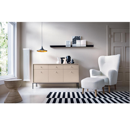 Sideboard 3 Doors 3 Drawers – Beige