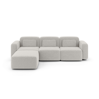 Sofa Corner LH09 - Light Grey