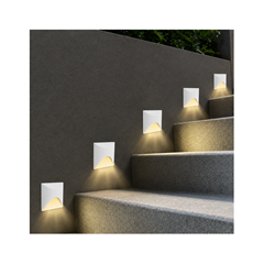 3W LED Step Light – Aluminium White