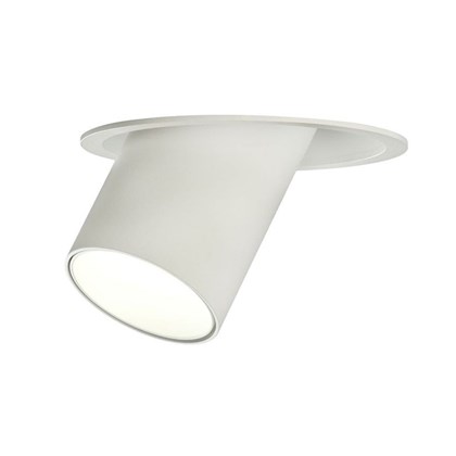 Gina Recessed Textured White Spotlight