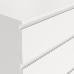Double Dresser 4+2 Drawers – White