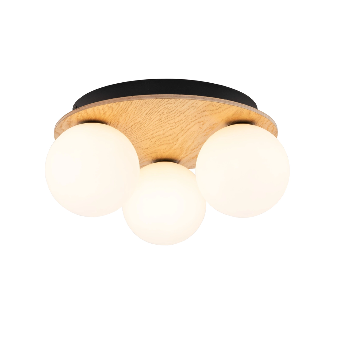 Wood Ceiling Lamp 3L