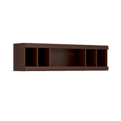 Shelf with Storage - Walnut