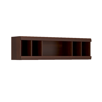 Shelf with Storage - Walnut