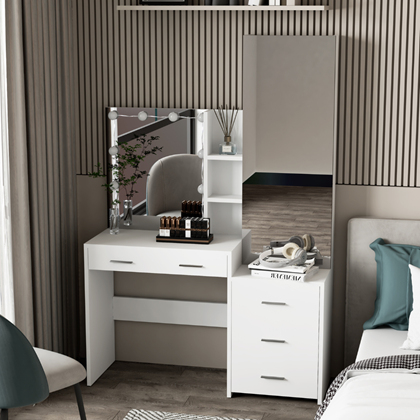 Dressing Table - White 120X40x178cm