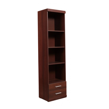 Bookcase/Cabinets 2 Shelves - Walnut