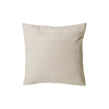 Textile Cream Polyester Cushion 45x45cm