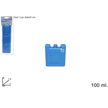 Ice Pack Set of 3 100ml - Blue