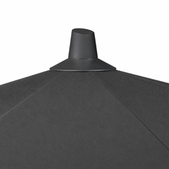 Rectangular Parasol W300 x D200 cm – Anthracite Grey Fabric and Frame