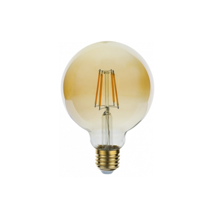 LED Bulb E27 G95 Golden Glass