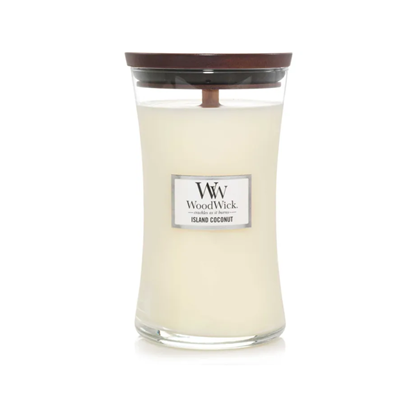 Woodwick Large Hourglass Island Coconut