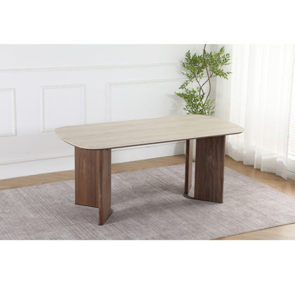 Dining Table 1800x900x760 Madrid Yellow