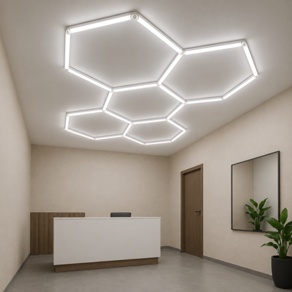 Hexagon Set Lights 5Hexs 192W