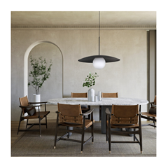Pendant Lamp Slate Black Glass