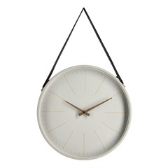 Wall Clock Timely Taupe 40x66