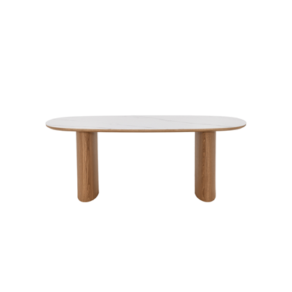 Dining Table 200x90x76 – MDF & Walnut Veneer