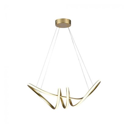 24W LED Hanging Decorative Lamp 720X300 Champagne Gold Body 3000K