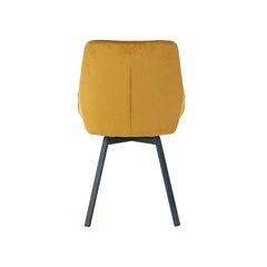 Dining Chair Velvet - Yellow
