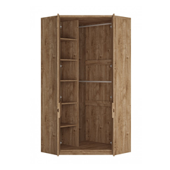 Corner Wardrobe 2Doors – Golden Ribbeck Oak