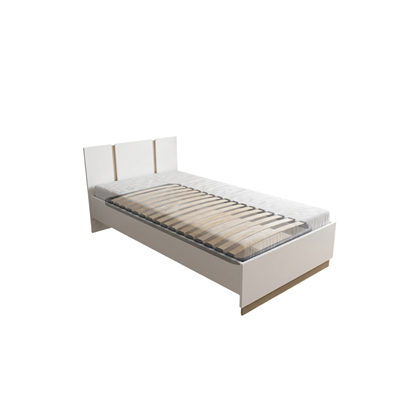 Bed 90x200 – White & Kronberg Oak