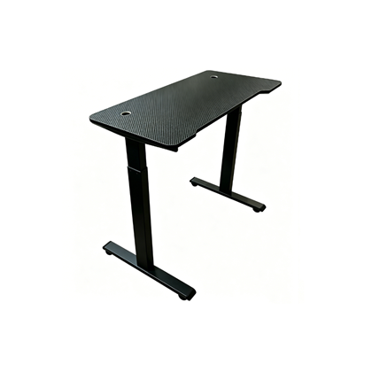 Adjustable Desk 70x140 – Black Leg & Wood Top