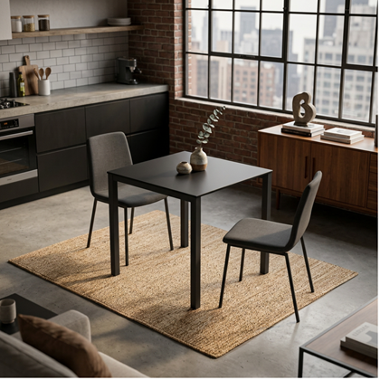 Hybrid Table 70x70 – Anthracite