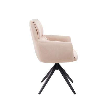 Swivel Dining Chair – Beige
