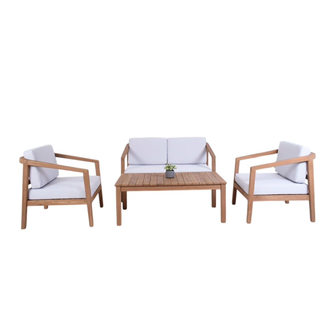 Sofa Set of 4 with Cushions