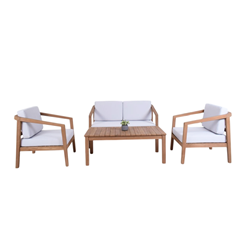 Sofa Set of 4 with Cushions