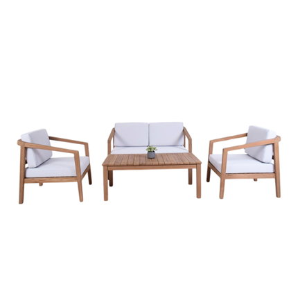Sofa Set of 4 with Cushions
