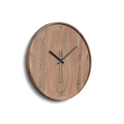 Wood Round Wall Clock