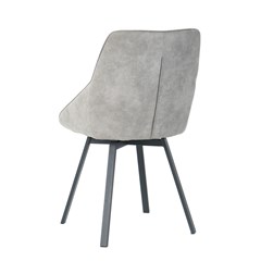 Dining Chair Microfiber - Light Grey.