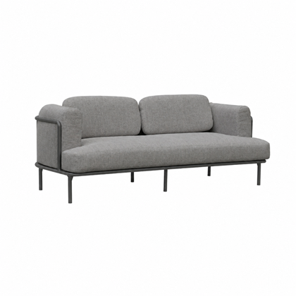 Aluminium Outdoor Set – Sunproof Dark Grey + Charcoal Frame