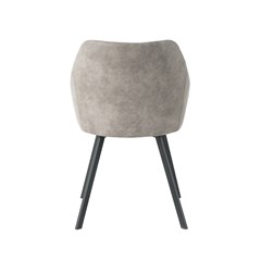 Dining Chair Microfiber - Light Grey