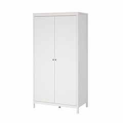 Wardrobe Madrid 2 Doors - White