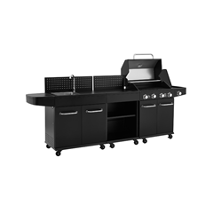Kitchen Set 4 Burner – Black