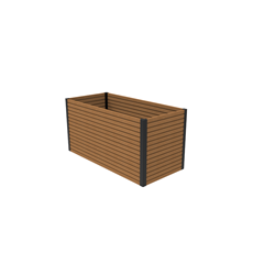 Outdoor Flower Bed – Teak