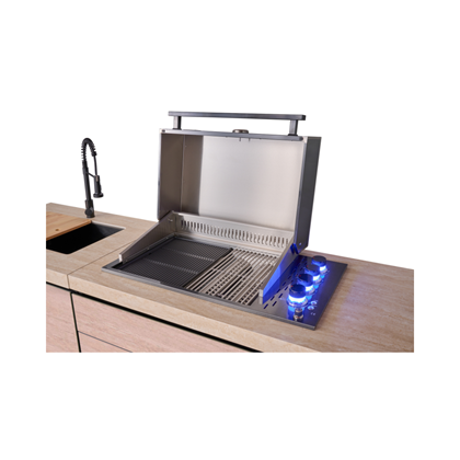 High-End Outdoor Kitchen – Madrid Yellow